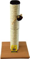🐾 downtown pet supply interactive cat scratching sisal posts tree and exerciser for kitty - deluxe interactive cat toys (regular, premium, giant, tall 4-level scratch post) logo