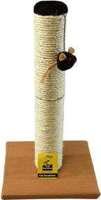 img 4 attached to 🐾 Downtown Pet Supply Interactive Cat Scratching Sisal Posts Tree and Exerciser for Kitty - Deluxe Interactive Cat Toys (Regular, Premium, Giant, Tall 4-Level Scratch Post)