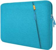 jetech 13.3-inch laptop sleeve: waterproof, shock resistant, and compatible with macbook pro and air in blue logo