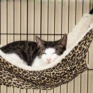 🐱 soft hanging cat hammock bed for small pets - ideal for kittens, ferrets, puppies, and more - fits under chairs logo