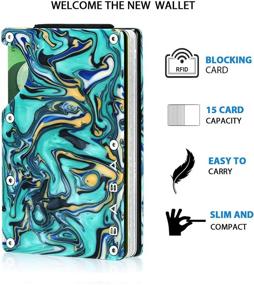 img 1 attached to Minimalist Wallet Pocket Blocking Wallets Men's Accessories