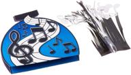 musical notes centerpiece silver accessory logo