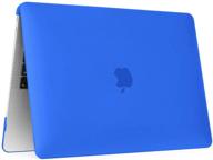 🔵 mcover hard shell cover case for 13.3-inch apple macbook air a1932 model with retina display, touch id & all usb-c ports (blue) – not compatible with older macbook air a1369/a1466 models logo