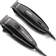 💈 ultimate hair clipper and beard trimmer set: andis 24075 professional pivotpro and speedmaster pivotmotor in sleek black logo