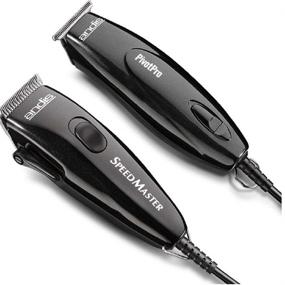 img 3 attached to 💈 Набор для стрижки и подстригания бороды: "Ultimate Hair Clipper and Beard Trimmer Set: Andis 24075 Professional PivotPro и SpeedMaster PivotMotor в эффектном черном исполнении