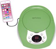 🎵 riptunes portable cd player with am fm radio - green, potable radios boom box with aux line-in logo