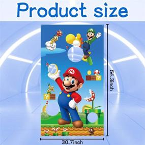 img 1 attached to 🔴 Unleash the Fun with Mario Toss Game Bean Bags
