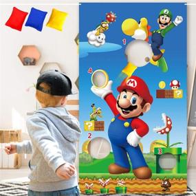 img 4 attached to 🔴 Unleash the Fun with Mario Toss Game Bean Bags