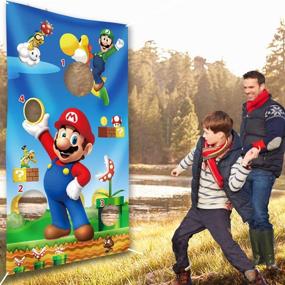 img 3 attached to 🔴 Unleash the Fun with Mario Toss Game Bean Bags