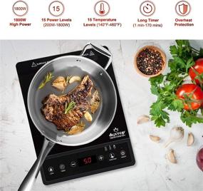 img 3 attached to 🍳 Duxtop 8500ST E210C2: Portable Induction Cooktop with Timer, Sensor Touch, and 1800W Countertop Burner