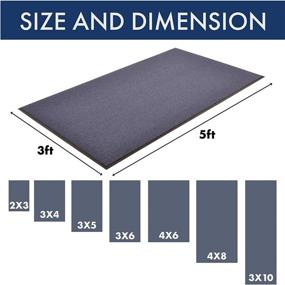 img 3 attached to 🚪 Notrax 141 Ovation Entrance Mat - Floor Mats & Matting for Janitorial & Sanitation Supplies