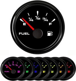 img 3 attached to Universal 7-Color Backlight Fuel Level Gauge: SAMDO Digital Meter with Adjustable Signal for 12V/24V Systems - Compatible with Multiple Resistance Ranges (0-190ohm, 240-33ohm, 240-30ohm, 0-180ohm, 10-180ohm)