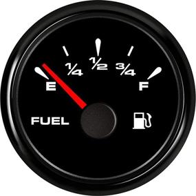 img 4 attached to Universal 7-Color Backlight Fuel Level Gauge: SAMDO Digital Meter with Adjustable Signal for 12V/24V Systems - Compatible with Multiple Resistance Ranges (0-190ohm, 240-33ohm, 240-30ohm, 0-180ohm, 10-180ohm)