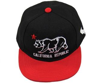 img 3 attached to 🧢 California Republic Snapback Cap for Kids: L.O.G.A. Youth Collection