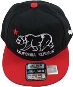 img 2 attached to 🧢 California Republic Snapback Cap for Kids: L.O.G.A. Youth Collection