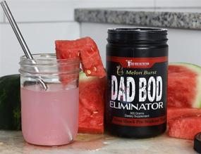 img 3 attached to 💪 Dad BOD Eliminator: Nitric Oxide Melon Pre Workout Powder Drink Mix - 30 Servings for Men and Women