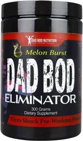 img 4 attached to 💪 Dad BOD Eliminator: Nitric Oxide Melon Pre Workout Powder Drink Mix - 30 Servings for Men and Women