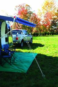img 2 attached to 🏕️ Enhance Awning Stability with Camco 42563 Awning Stabilizer Kit in White