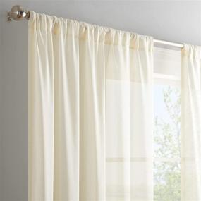 img 2 attached to Eclipse Chelsea Filtering Window Curtain Home Decor