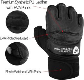 img 3 attached to Taekwondo Sparring Protector Training Fingerless