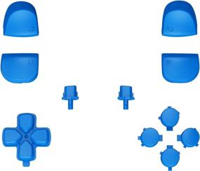 img 2 attached to Enhance Your PS5 Controller with eXtremeRate Blue Replacement Buttons & Triggers - Full Set Repair Kits