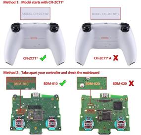 img 3 attached to Enhance Your PS5 Controller with eXtremeRate Blue Replacement Buttons & Triggers - Full Set Repair Kits