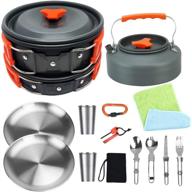 bisgear camping cookware stainless backpacking outdoor recreation logo