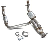 🔧 dna motoring oem-conv-001 factory style catalytic converter exhaust y-pipe replacement for 2002-2005 escalade avalanche 1500 4.3l 4.8l 5.3l logo