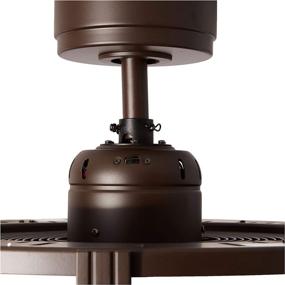 img 2 attached to 🌀 Fanimation Beckwith Indoor Ceiling Fan with Shade Light Kit, 12 inch, Oil Rubbed Bronze - FP7964BOB