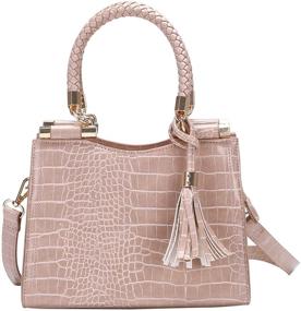 img 4 attached to Grehom Mini Purses: Chic Crossbody Bags for Women - Small Size, Top Handle Clutch Handbag