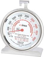 🌡️ winco b001b4kupy 3-inch dial oven thermometer: accurate temperature tracking for perfect cooking logo