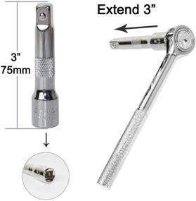 img 1 attached to Головка с ручкой для рукоятки PANMAX Pieces Socket Ratchet Wrench