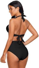 img 3 attached to 👙 Luvamia Women's Swimsuits: Stylish Swimwear for Ladies, Perfect for Beach & Pool