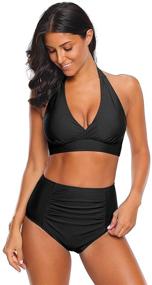 img 4 attached to 👙 Luvamia Women's Swimsuits: Stylish Swimwear for Ladies, Perfect for Beach & Pool