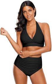 img 1 attached to 👙 Luvamia Women's Swimsuits: Stylish Swimwear for Ladies, Perfect for Beach & Pool
