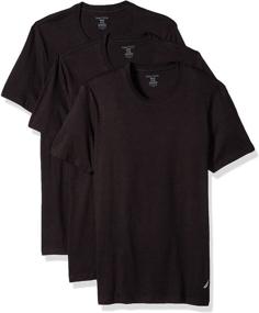 img 4 attached to Nautica 3 Pack Cotton T Shirt Black Men's Clothing for Active