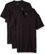 nautica 3 pack cotton t shirt black men's clothing for active logo