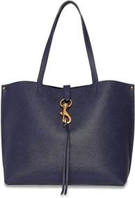 img 2 attached to Rebecca Minkoff Megan Tote Navy Women's Handbags & Wallets for Totes