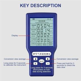 img 3 attached to Dioxide Detector Formaldehyde Quality Analyzer