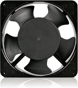 img 2 attached to High-performance & Silent Cooling Solution: StarTech.com 120mm Axial Rack Muffin Fan for Server Cabinet - 115V AC Cooling, Low Noise & PC Case Fan (ACFANKIT12), Black