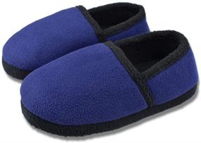 img 4 attached to Мягкие тапочки с памятью для мальчиков "Plush Indoor Slippers Memory Slip Boys' Shoes