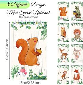 img 3 attached to Woodland Creatures Notepads Notebooks Classroom