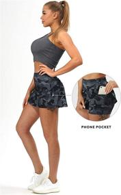 img 2 attached to Icyzone Athletic Pockets Workout Running Sports & Fitness
