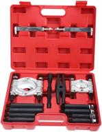 🛠️ kuntec 14pcs 5-ton bearing separator puller set: heavy duty 2inch and 3inch splitters for efficient bearings removal logo