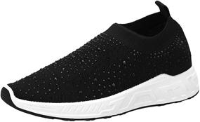 img 4 attached to 👟 MOMOKA Cushion Platform Sneakers for Women's Exercise Shoes