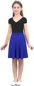 img 1 attached to 👗 Charming Bowknot Girls' Uniform Dress with a Classical Pleated Design - Freebily Clothing