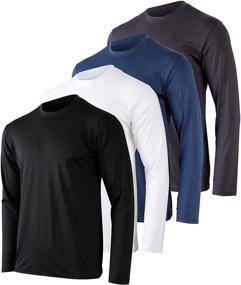 img 4 attached to T Shirt Athletic Essentials Clothing Undershirt