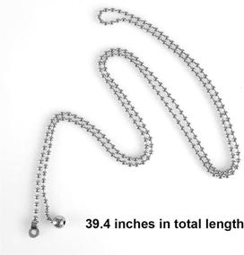 img 3 attached to Потолочное ожерелье из нержавеющей стали Нержавеющий диаметр
