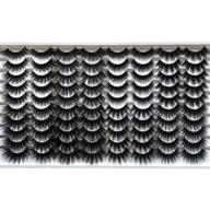 gmagictobo eyelashes pack: wholesale 40 pairs of fluffy long dramatic 5d volume mink lashes - 8 styles mixed for thick, soft, and wispy eye makeup - affordable multipack logo