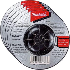 img 4 attached to 🔧 Makita 5 Pack - Aggressive Metal Grinding Wheels - 4" x 1/4" x 5/8" - for 4" Grinders